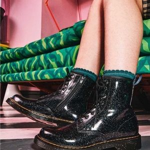 Glitter doc marten boots